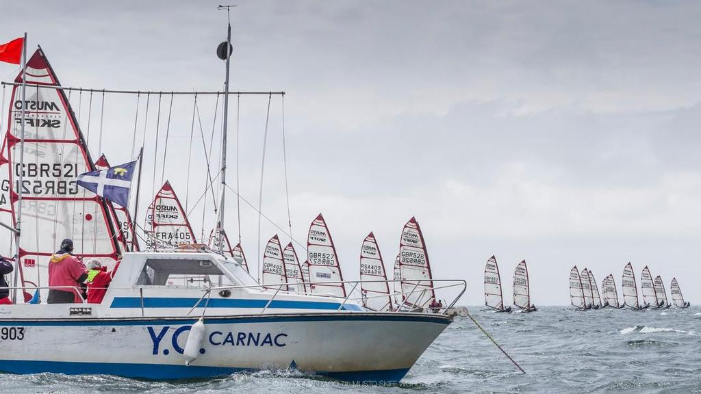  ACO Musto Skiff Worlds. Carnac, France. ©  Ian Roman