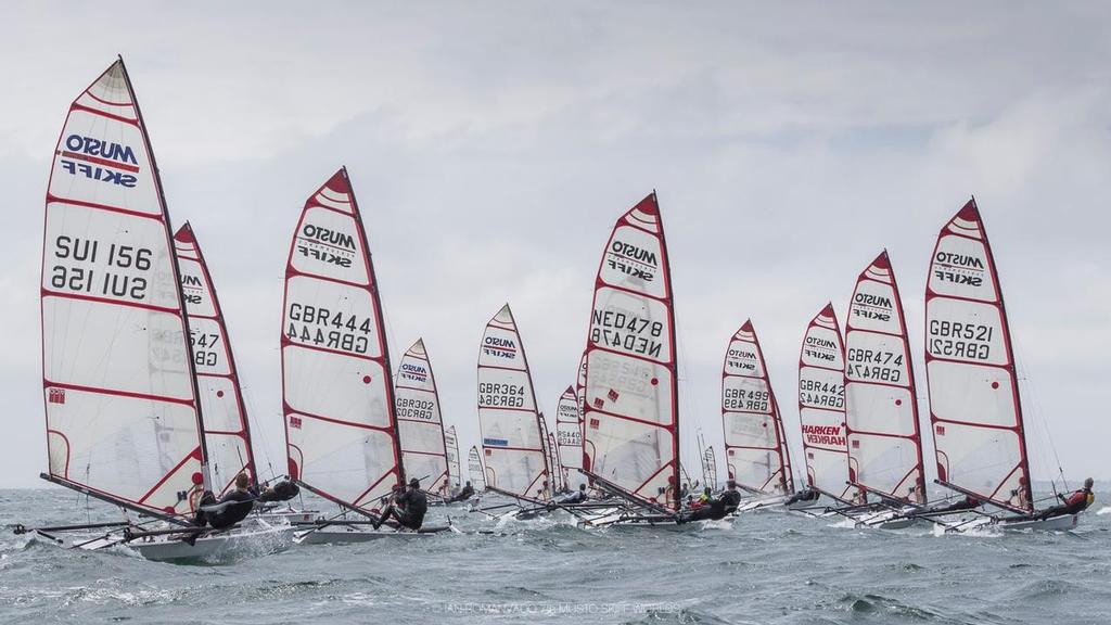  ACO Musto Skiff Worlds. Carnac, France. ©  Ian Roman