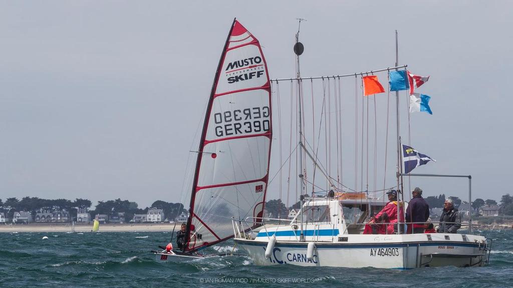  ACO Musto Skiff Worlds. Carnac, France. ©  Ian Roman