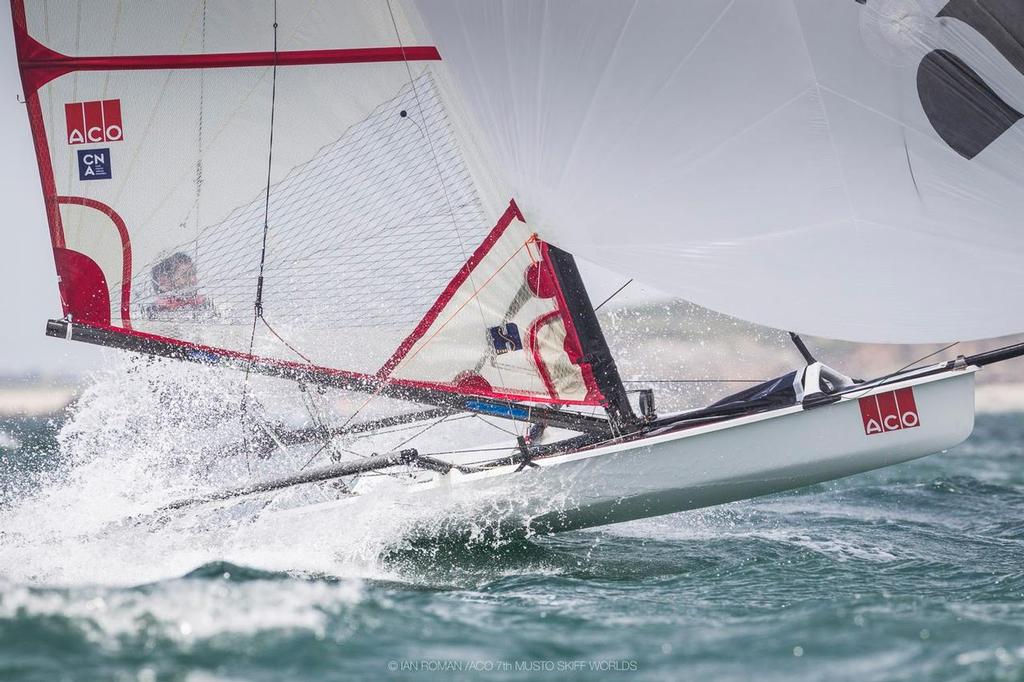  ACO Musto Skiff Worlds. Carnac, France. ©  Ian Roman