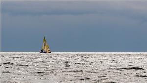 Depart de la 1ere etape de la Solitaire Bompard Le Figaro entre Deauville et Cowes photo copyright Alexis Courcoux taken at  and featuring the  class