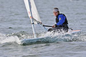 Brooke Wilson second Laser 4.7girl photo copyright Julie Derry taken at  and featuring the  class