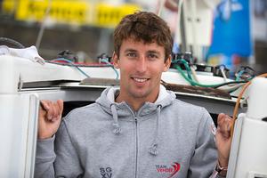 Marc Noesmoen, Skipper du Figaro Team Vendee Formation - Solitaire Bompard Le Figaro 2016 - Deauville le photo copyright A.Courcoux taken at  and featuring the  class