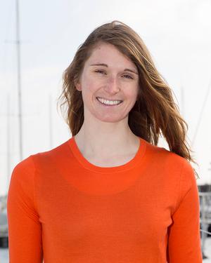 Cecile Laguette - Solitaire Bompard Le Figaro 2016 - Concarneau le photo copyright A.Courcoux taken at  and featuring the  class