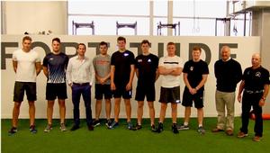 The U23 squad with Ben Ainslie, James Hadden, Ray New and John Heyes photo copyright James Hadden taken at  and featuring the  class
