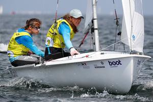 Silvia Mas Depares and Paula Barcelo Martin sail their discard. photo copyright segel-bilder.de taken at  and featuring the  class