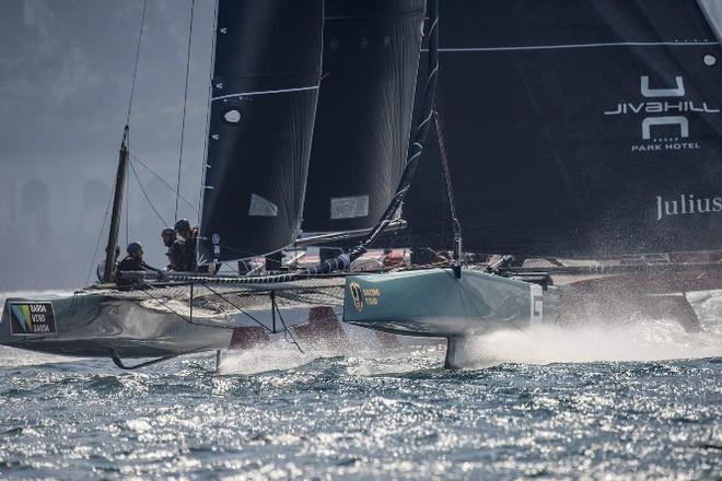 GUNVOR Sailing at pace at Riva del Garda - 2016 GC32 Racing Tour © Loris Von Siebenthal / GC32 Racing Tour