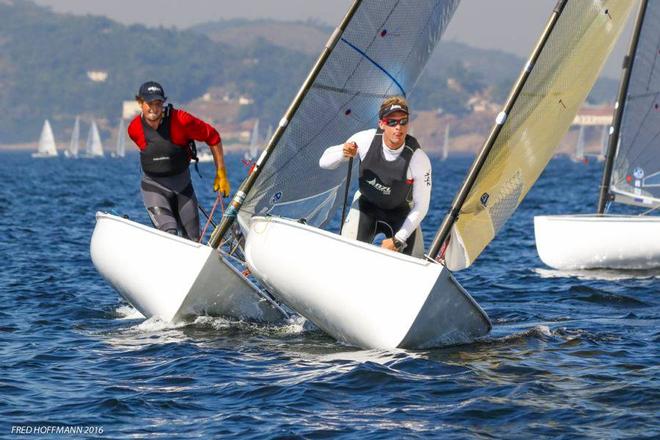 Josh Junior (NZL) Finn  - Rio Int Sailing Week - 2016 - July 16 , 2017 © Fred Hoffman http://www.cncharitas.com.br/