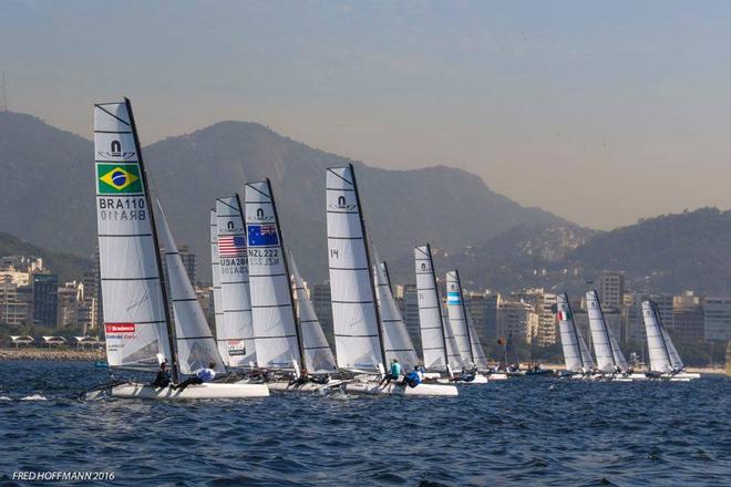 Nacra 17  - Rio Int Sailing Week - 2016 - July 16 , 2017 © Fred Hoffman http://www.cncharitas.com.br/