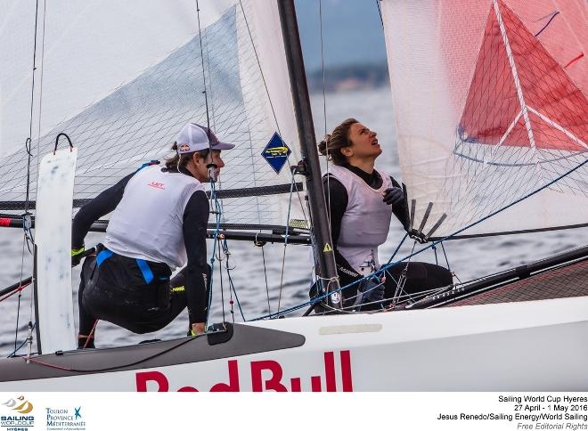 Sailing World Cup Hyeres &copy;  Jesus Renedo / Sailing Energy http://www.sailingenergy.com/