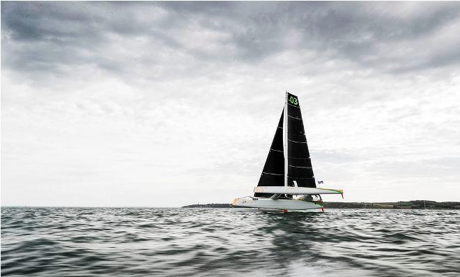 Giant trimaran Phaedo3 – Artemis Challenge © Lloyd Images