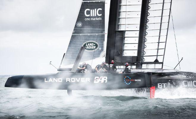 Fleet in action ©  Harry KH / Land Rover BAR