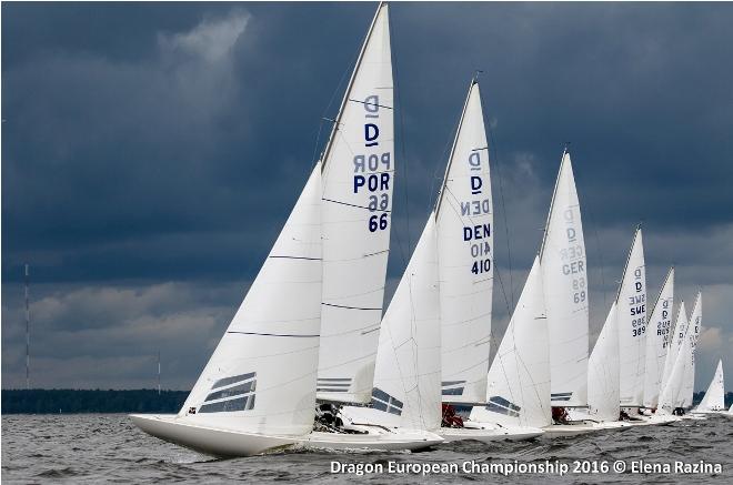 Day one of Gazprom Dragon European Championship at St. Petersburg YC © Elena Razina