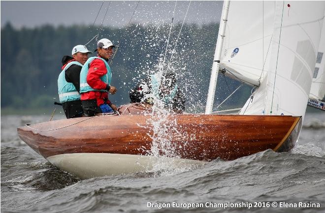 Day one of Gazprom Dragon European Championship at St. Petersburg YC © Elena Razina