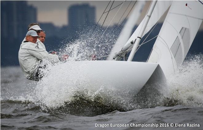 Day one of Gazprom Dragon European Championship at St. Petersburg YC © Elena Razina