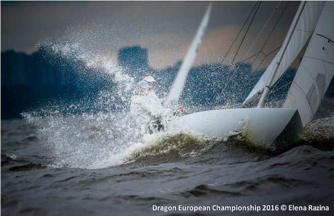 Day one of Gazprom Dragon European Championship at St. Petersburg YC © Elena Razina