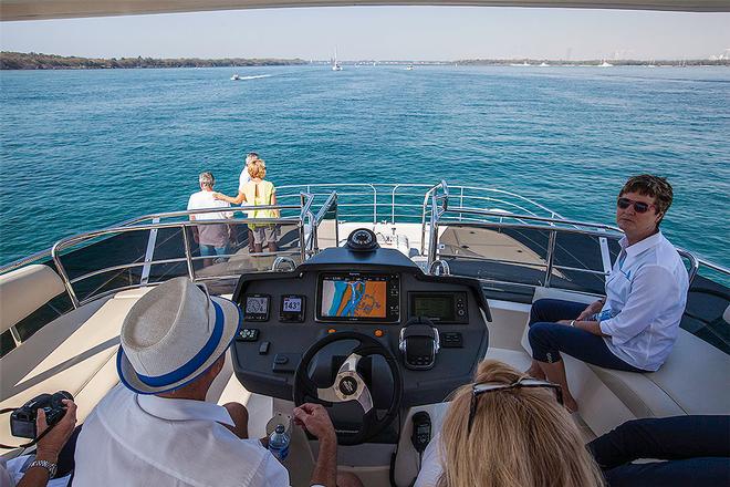 A magnificent view from which to command - Aquila 44 ©  John Curnow