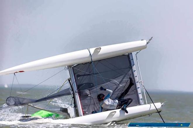 Think I'll rest  - F16 Catamaran Worlds  © Jasper van Staveren