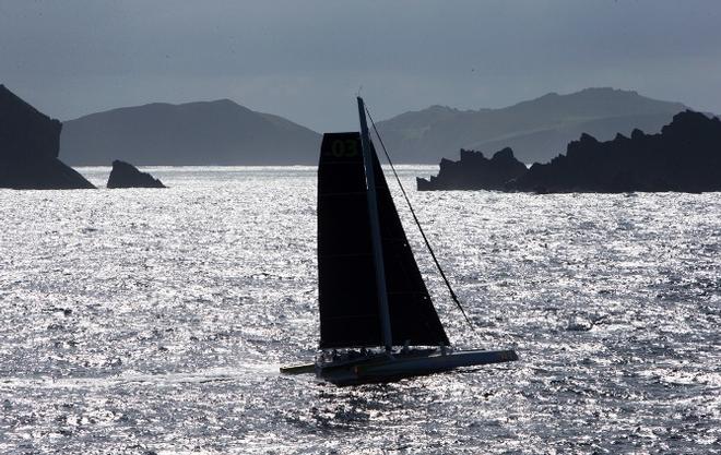 Phaedo^3 roaring past the Blasket and Skelig islands © Rachel Fallon-Langdon / Team Phaedo