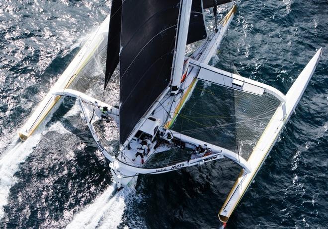 Phaedo^3 roaring past the Blasket and Skelig islands © Rachel Fallon-Langdon / Team Phaedo