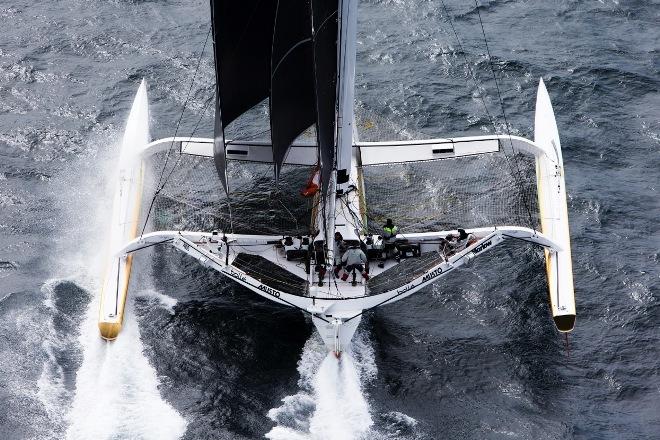 Phaedo^3 roaring past the Blasket and Skelig islands © Rachel Fallon-Langdon / Team Phaedo