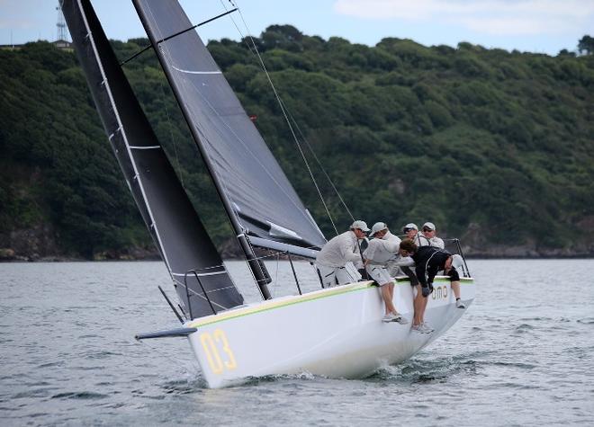 FOMO the Farr 280 warming up for Plymouth Regatta 2016 – HP30 National Championships © Rachel Fallon-Langdon / Team FOMO