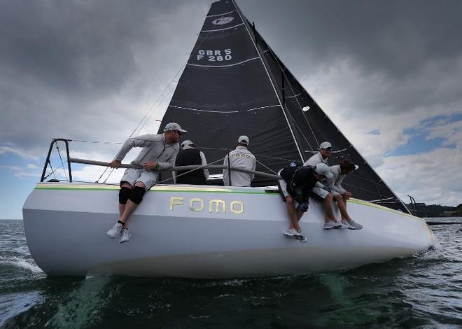 FOMO the Farr 280 warming up for Plymouth Regatta 2016 – HP30 National Championships © Rachel Fallon-Langdon / Team FOMO
