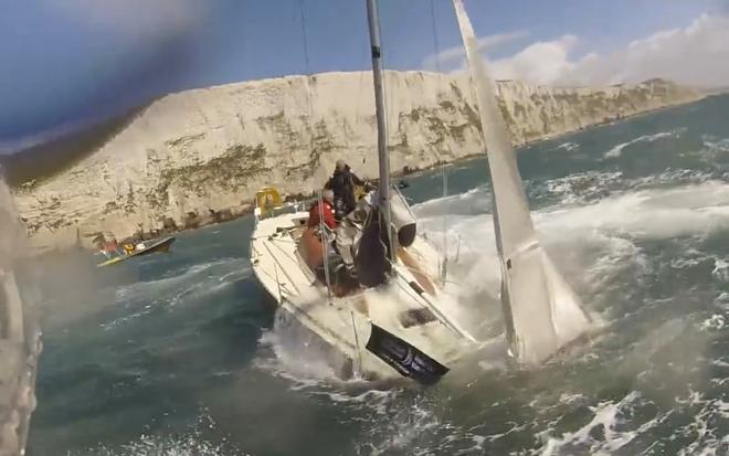 Last moments of the Alchemist taken from the RNLI video © SW