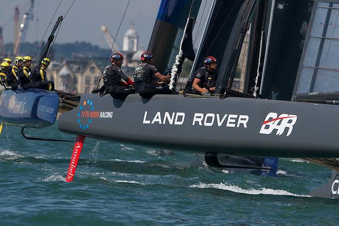Ben Ainslie, Race Day 1 - Louis Vuitton Cup America’s Cup World Series Portsmouth, July 23, 2016   © Ingrid Abery http://www.ingridabery.com