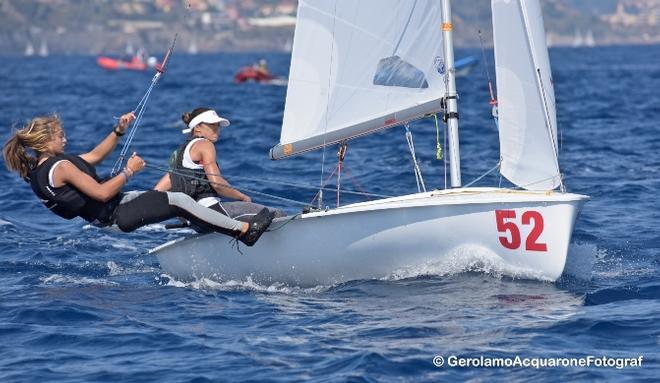 Francesca Russo Cirillo / Alice Linussi (ITA) - 420 Ladies World Champions - 2016 420 Class World Championship © Gerolamo Acquarone