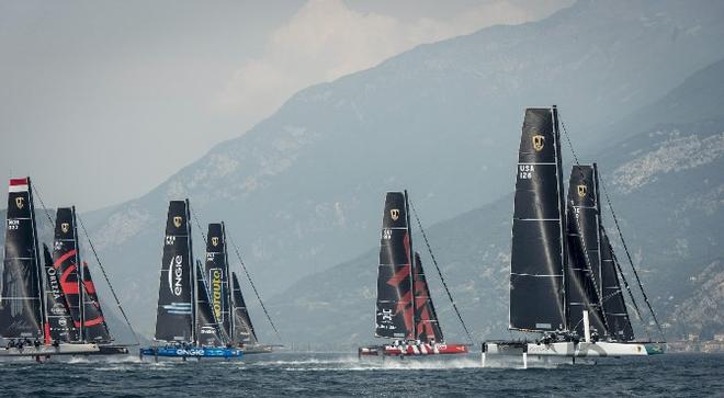 GC32 action on Lake Garda - 2016 GC32 Racing Tour © Loris Von Siebenthal / GC32 Racing Tour