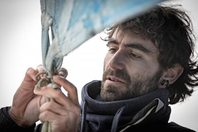 Alan Roura - Une course pour la Suisse - 2016 Vendée Globe © Christophe Breschi