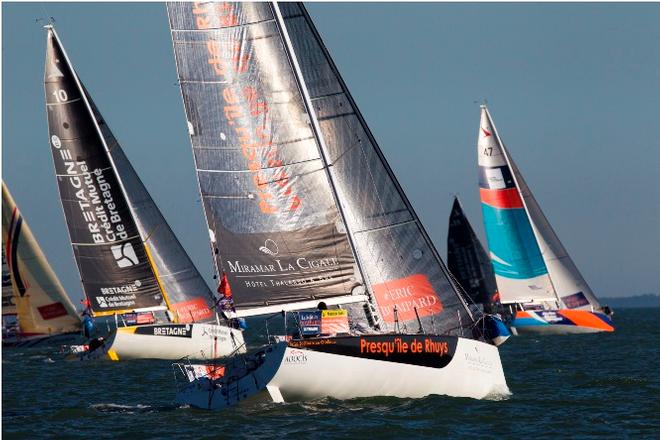 A Macif stage four showdown for the Solitaire Bompard Le Figaro title © Alexis Courcoux