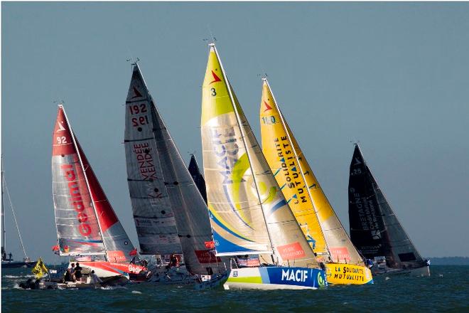 A Macif stage four showdown for the Solitaire Bompard Le Figaro title © Alexis Courcoux