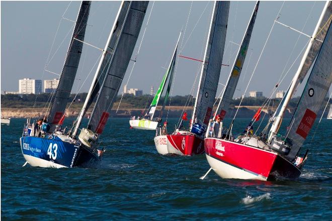 A Macif stage four showdown for the Solitaire Bompard Le Figaro title © Alexis Courcoux
