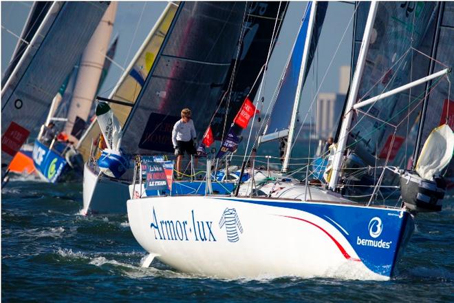A Macif stage four showdown for the Solitaire Bompard Le Figaro title © Alexis Courcoux