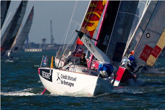 A Macif stage four showdown for the Solitaire Bompard Le Figaro title © Alexis Courcoux
