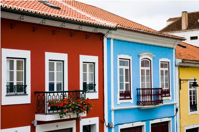 Typical houses in Terceira Island - Baiona Angra Atlantic Race © Angra Yacht Club