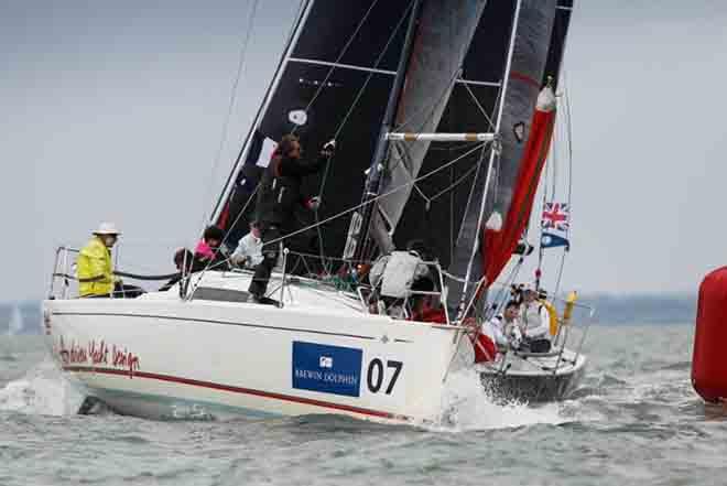 Cifraline 4, Daniel Andrieu's Sun Fast 3200 in France Blue  ©  Paul Wyeth / RORC