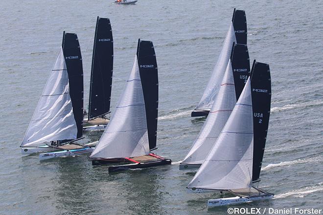 Fleet in action - 2016 New York Yacht Club Race Week  ©  Rolex/Daniel Forster http://www.regattanews.com
