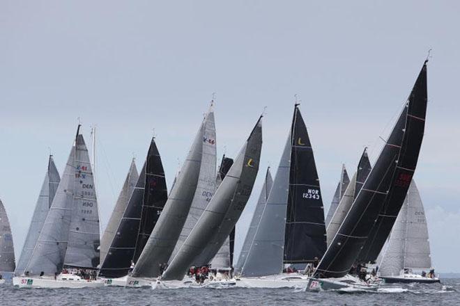 Class B Blue fleet start  - 2016 ORC Worlds © Per Heegaard 
