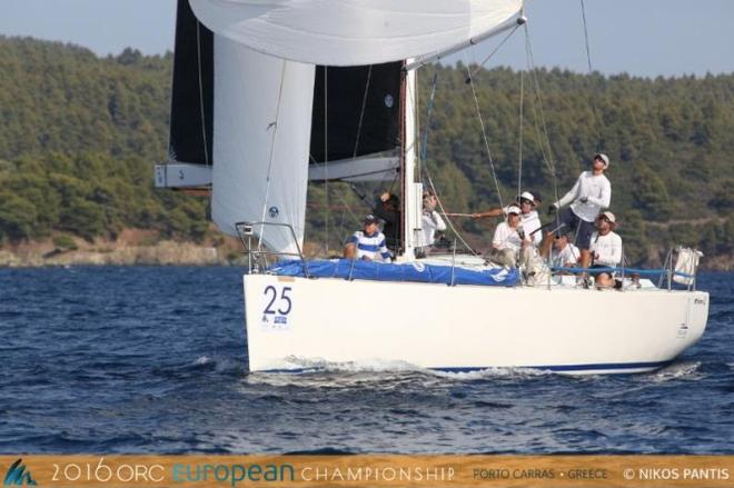 My Way winning the offshore Race one in Class AB - 2016 ORC European Championship © Nikos Pantis