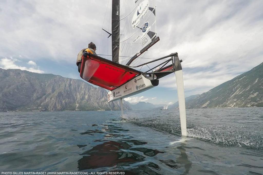 Int Moth - Lago di Garda Foiling Week 2016 photo copyright Gilles Martin Raget http://www.martin-raget.com/ taken at  and featuring the  class