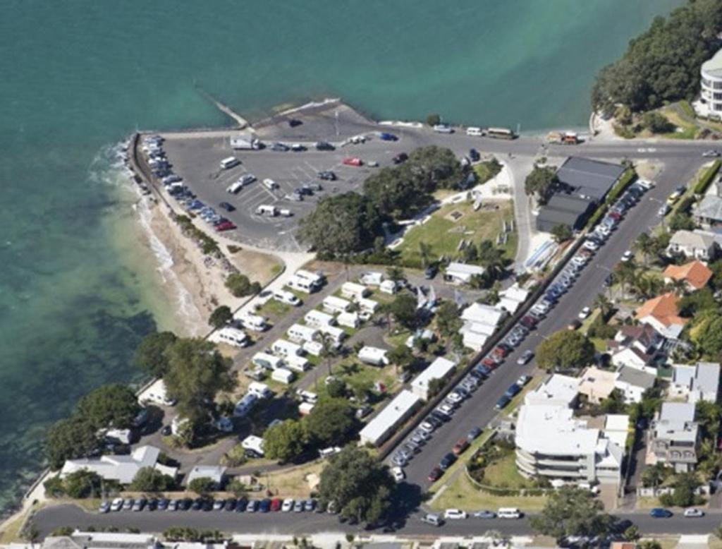 Takapuna Tourist Court and Hardstand area © SW