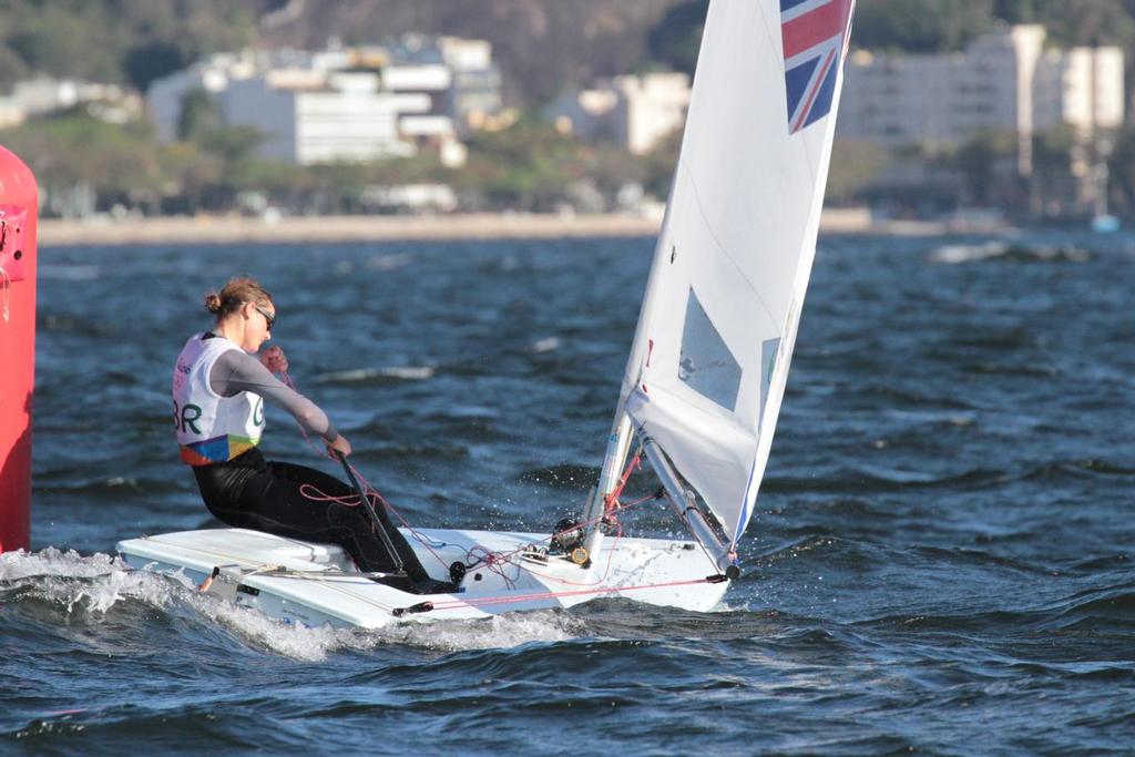 Day 6 - Laser Radial August 13, 2016. Final Qualifier. Alison Young (GBR) photo copyright Richard Gladwell www.photosport.co.nz taken at  and featuring the  class