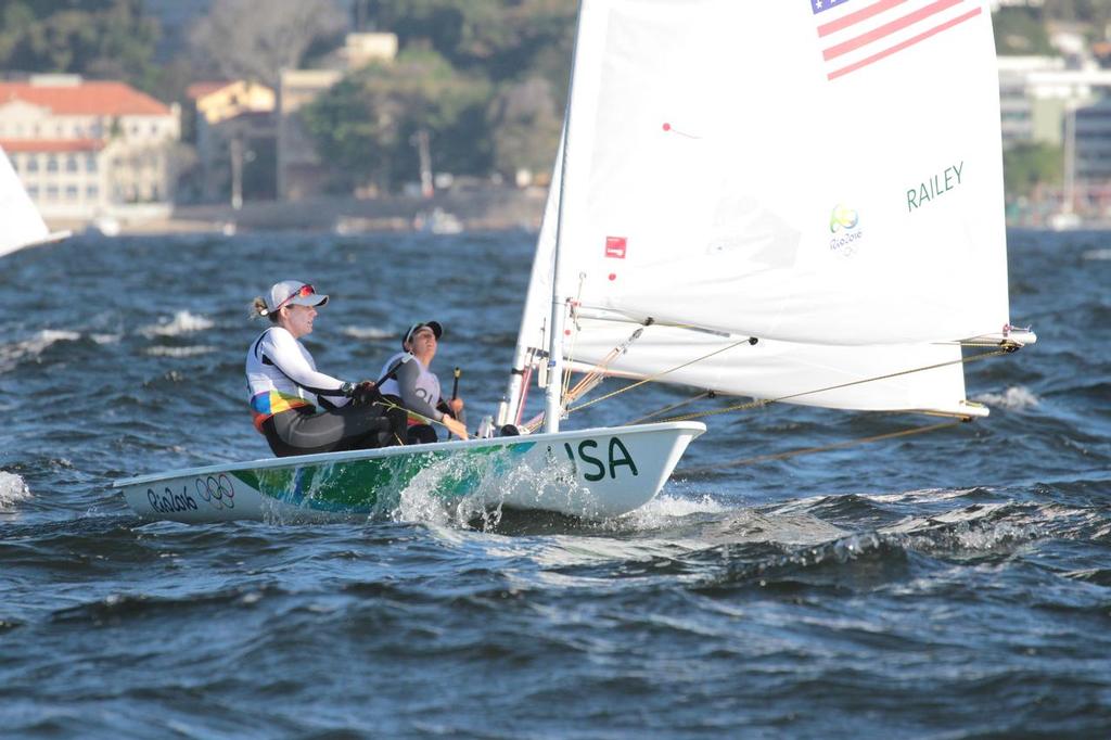 Day 6 - Laser Radial August 13, 2016. Final Qualifier - Paige bailey (USA) photo copyright Richard Gladwell www.photosport.co.nz taken at  and featuring the  class