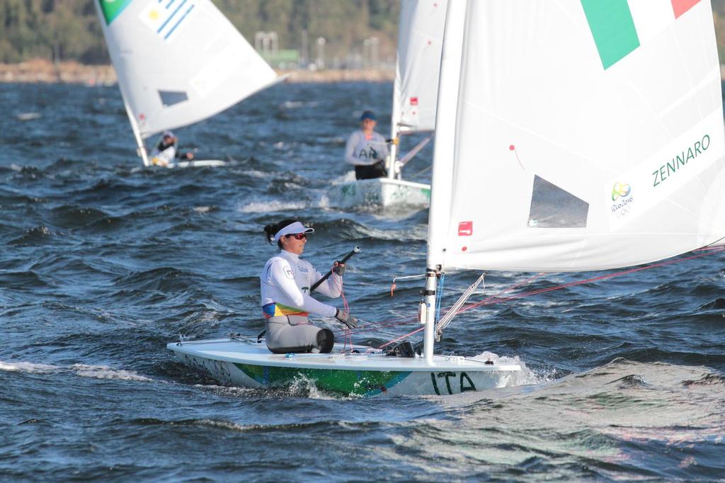 Day 6 - Laser Radial August 13, 2016. Final Qualifier.Silvia Zennaro (ITA) photo copyright Richard Gladwell www.photosport.co.nz taken at  and featuring the  class