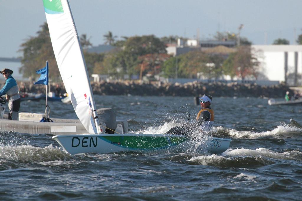 Day 6 - Laser Radial August 13, 2016. Final Qualifier. Anne-Marie Random (DEN) photo copyright Richard Gladwell www.photosport.co.nz taken at  and featuring the  class