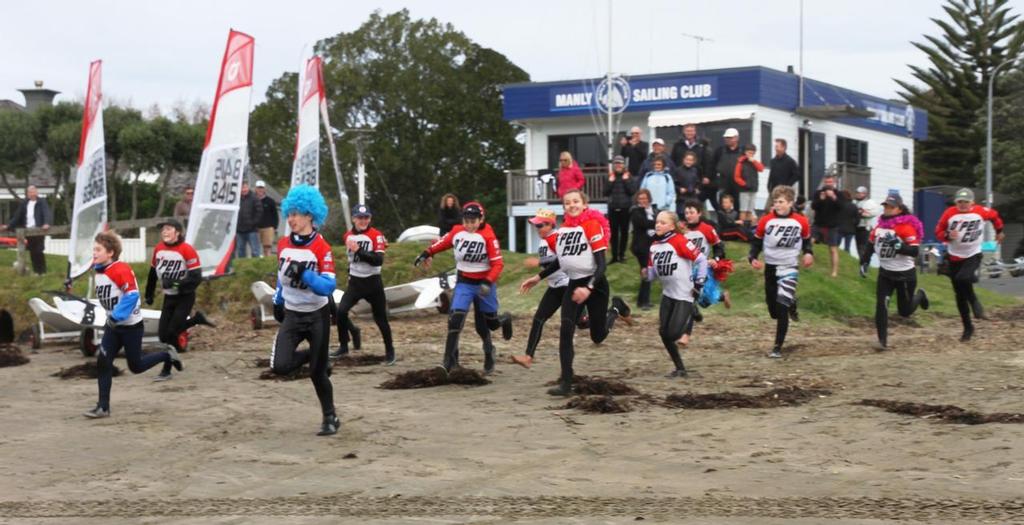 Running start for the 2-up Adventure Race - 2016 NZ Winter O'pen Cup © Meagan McDonald
