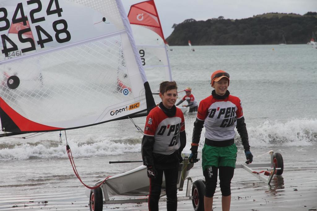 Happy Faces in the 2-up Adventure Race - 2016 NZ Winter O'pen Cup © Meagan McDonald